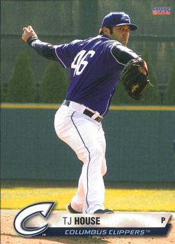 2014 Choice Columbus Clippers #18. T.J. House Front