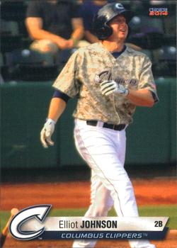 2014 Choice Columbus Clippers #19. Elliot Johnson Front
