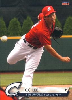 2014 Choice Columbus Clippers #21. C.C. Lee Front