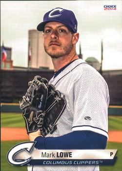 2014 Choice Columbus Clippers #22. Mark Lowe Front