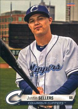2014 Choice Columbus Clippers #31. Justin Sellers Front