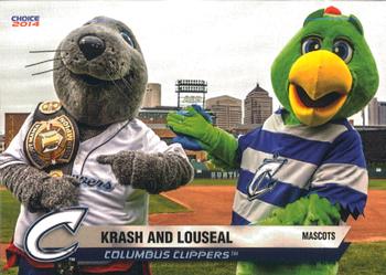 2014 Choice Columbus Clippers #35. Krash / Louseal Front
