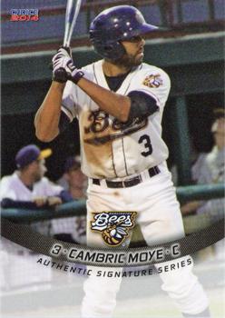 2014 Choice Burlington Bees #25 Cambric Moye Front