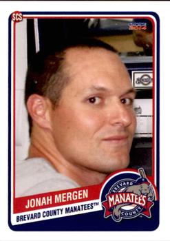 2014 Choice Brevard County Manatees #17 Jonah Mergen Front