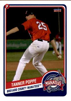 2014 Choice Brevard County Manatees #21 Tanner Poppe Front