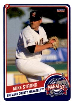 2014 Choice Brevard County Manatees #28 Mike Strong Front