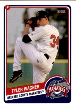 2014 Choice Brevard County Manatees #32 Tyler Wagner Front