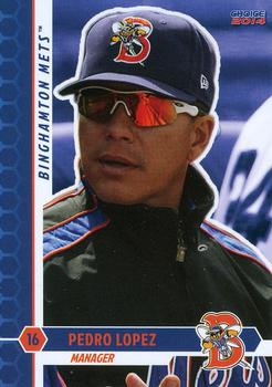 2014 Choice Binghamton Mets #26 Pedro Lopez Front
