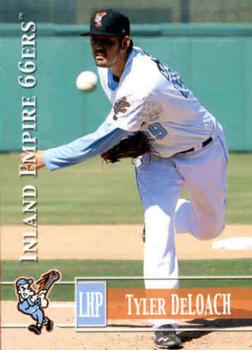 2014 Grandstand Inland Empire 66ers #NNO Tyler DeLoach Front