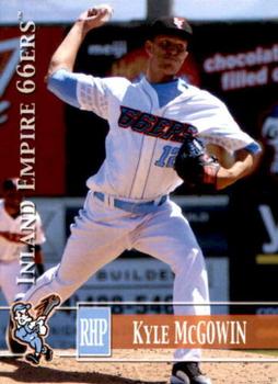2014 Grandstand Inland Empire 66ers #NNO Kyle McGowin Front