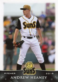 2014 Grandstand Jacksonville Suns #NNO Andrew Heaney Front