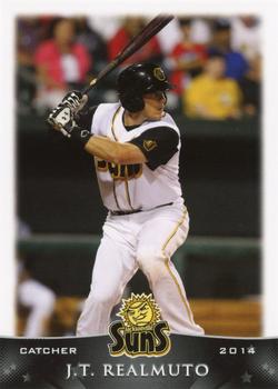 2014 Grandstand Jacksonville Suns #NNO J.T. Realmuto Front