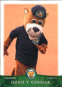 2014 Grandstand Kane County Cougars #NNO Ozzie T. Cougar Front