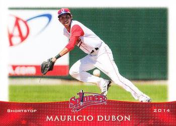 2014 Grandstand Lowell Spinners #NNO Mauricio Dubon Front
