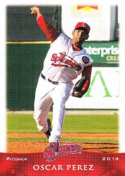 2014 Grandstand Lowell Spinners #NNO Oscar Perez Front