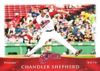 2014 Grandstand Lowell Spinners #NNO Chandler Shepherd Front