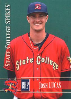 2014 Grandstand State College Spikes #NNO Josh Lucas Front