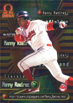 1998 Pacific Omega - Online Inserts #7 Manny Ramirez Front