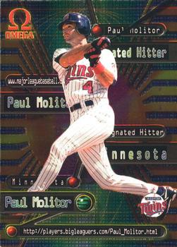 1998 Pacific Omega - Online Inserts #9 Paul Molitor Front