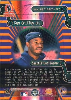 1998 Pacific Omega - Online Inserts #13 Ken Griffey Jr. Back