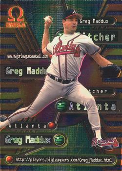 1998 Pacific Omega - Online Inserts #24 Greg Maddux Front