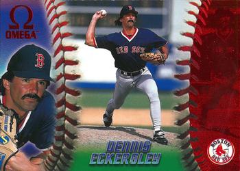 1998 Pacific Omega - Red #36 Dennis Eckersley Front