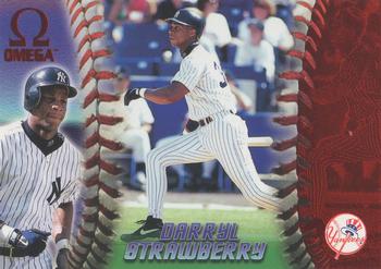 1998 Pacific Omega - Red #171 Darryl Strawberry Front