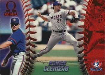 1998 Pacific Omega - Red #245 Roger Clemens Front