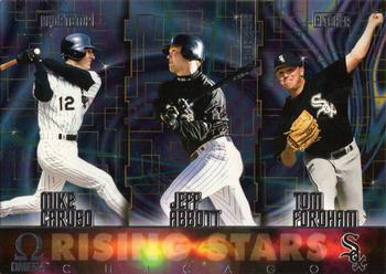 1998 Pacific Omega - Rising Stars #14 Mike Caruso / Jeff Abbott / Tom Fordham Front
