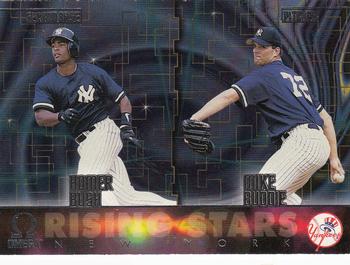 1998 Pacific Omega - Rising Stars #8 Homer Bush / Mike Buddie Front