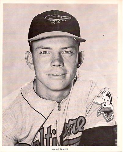 1961 Manny's Baseball Land Baltimore Orioles #NNO Jackie Brandt Front