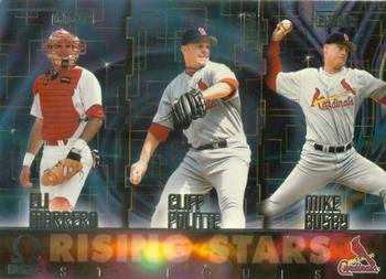 1998 Pacific Omega - Rising Stars Tier 1 #19 Eli Marrero / Cliff Politte / Mike Busby Front