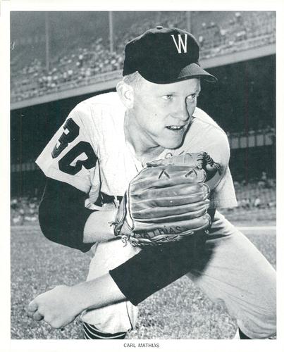 1961 Manny's Baseball Land Washington Senators #NNO Carl Mathias Front