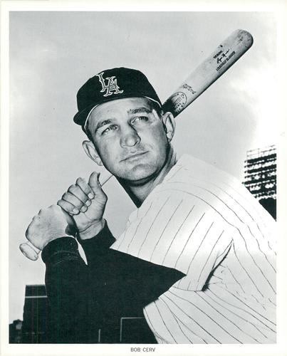 1961 Manny's Baseball Land Los Angeles Angels #NNO Bob Cerv Front