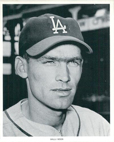 1961 Manny's Baseball Land Los Angeles Dodgers #NNO Wally Moon Front