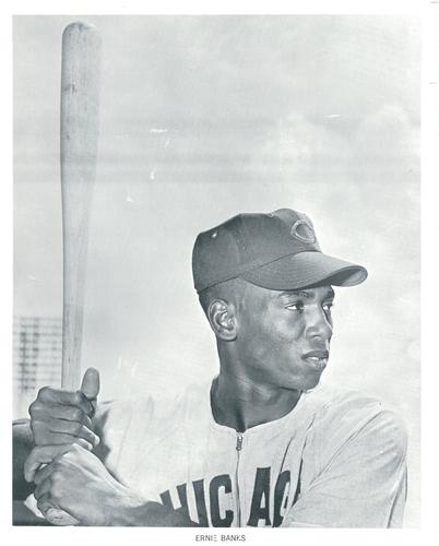1961 Manny's Baseball Land Chicago Cubs #NNO Ernie Banks Front