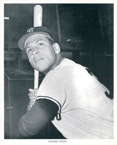 1961 Manny's Baseball Land San Francisco Giants #NNO Orlando Cepeda Front
