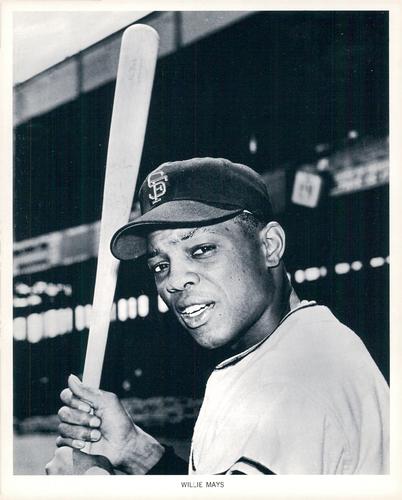 1961 Manny's Baseball Land San Francisco Giants #NNO Willie Mays Front