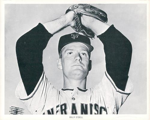 1961 Manny's Baseball Land San Francisco Giants #NNO Billy O'Dell Front