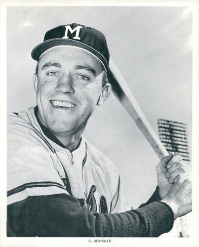 1961 Manny's Baseball Land Milwaukee Braves #NNO Al Spangler Front