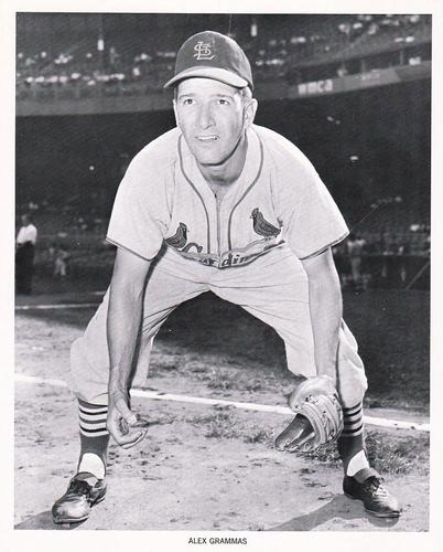 1961 Manny's Baseball Land St. Louis Cardinals #NNO Alex Grammas Front