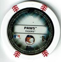 2015 Topps Chipz - Mascots #11 Paws Back