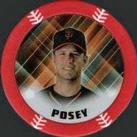 2015 Topps Chipz - Red Border #NNO Buster Posey Front