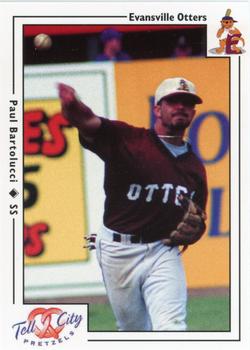 2000 Warning Track Evansville Otters #4 Paul Bartolucci Front