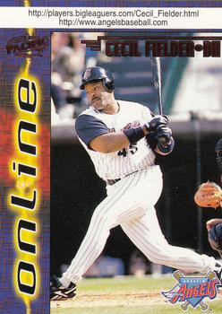 1998 Pacific Online - Red #7 Cecil Fielder Front