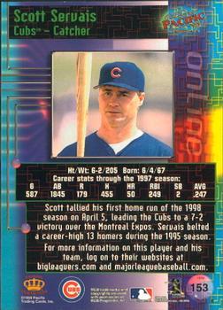 1998 Pacific Online - Red #153 Scott Servais Back