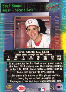 1998 Pacific Online - Red #187 Bret Boone Back
