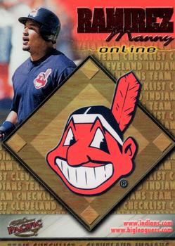 1998 Pacific Online - Red #236 Manny Ramirez Front
