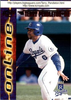 1998 Pacific Online - Red #348 Terry Pendleton Front