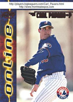 1998 Pacific Online - Red #458 Carl Pavano Front
